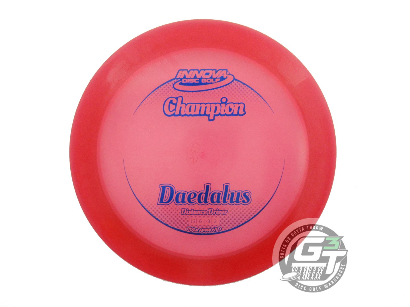 USED Innova Champion Daedalus 175g Red Blue Foil Distance Driver Disc