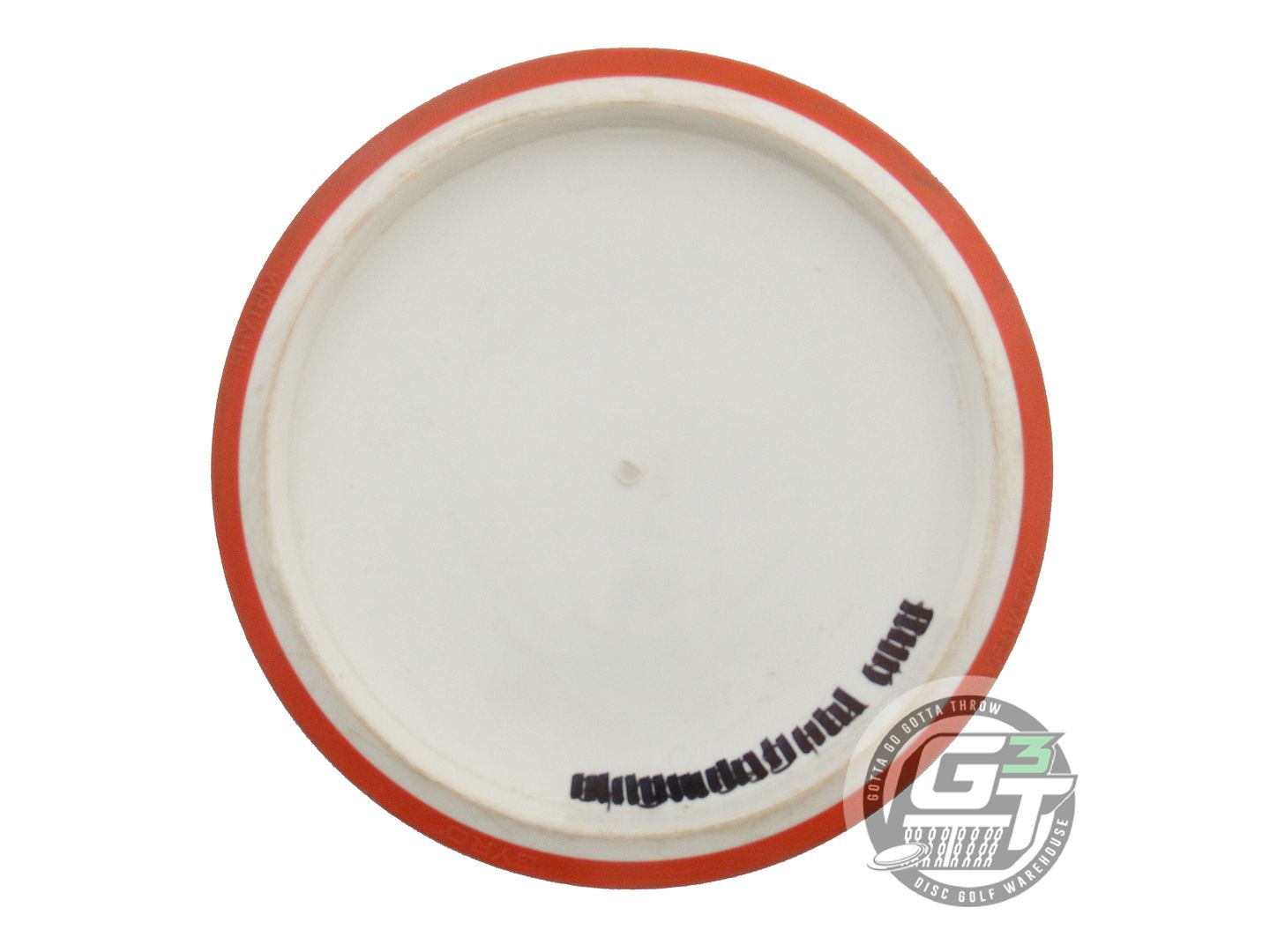 USED Axiom Discs Fission Rhythm 157g White Orange Rim Distance Driver Golf Disc