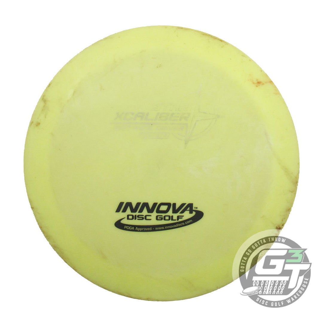 USED Innova Star Xcaliber 174g Yellow Silver & Black Stamp Distance Driver Disc