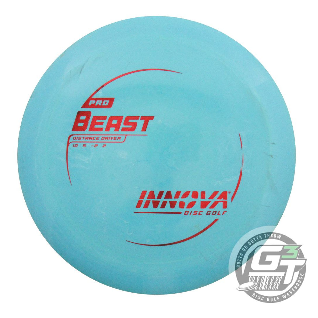 USED Innova Pro Beast 167g Teal Red Foil Distance Driver Golf Disc