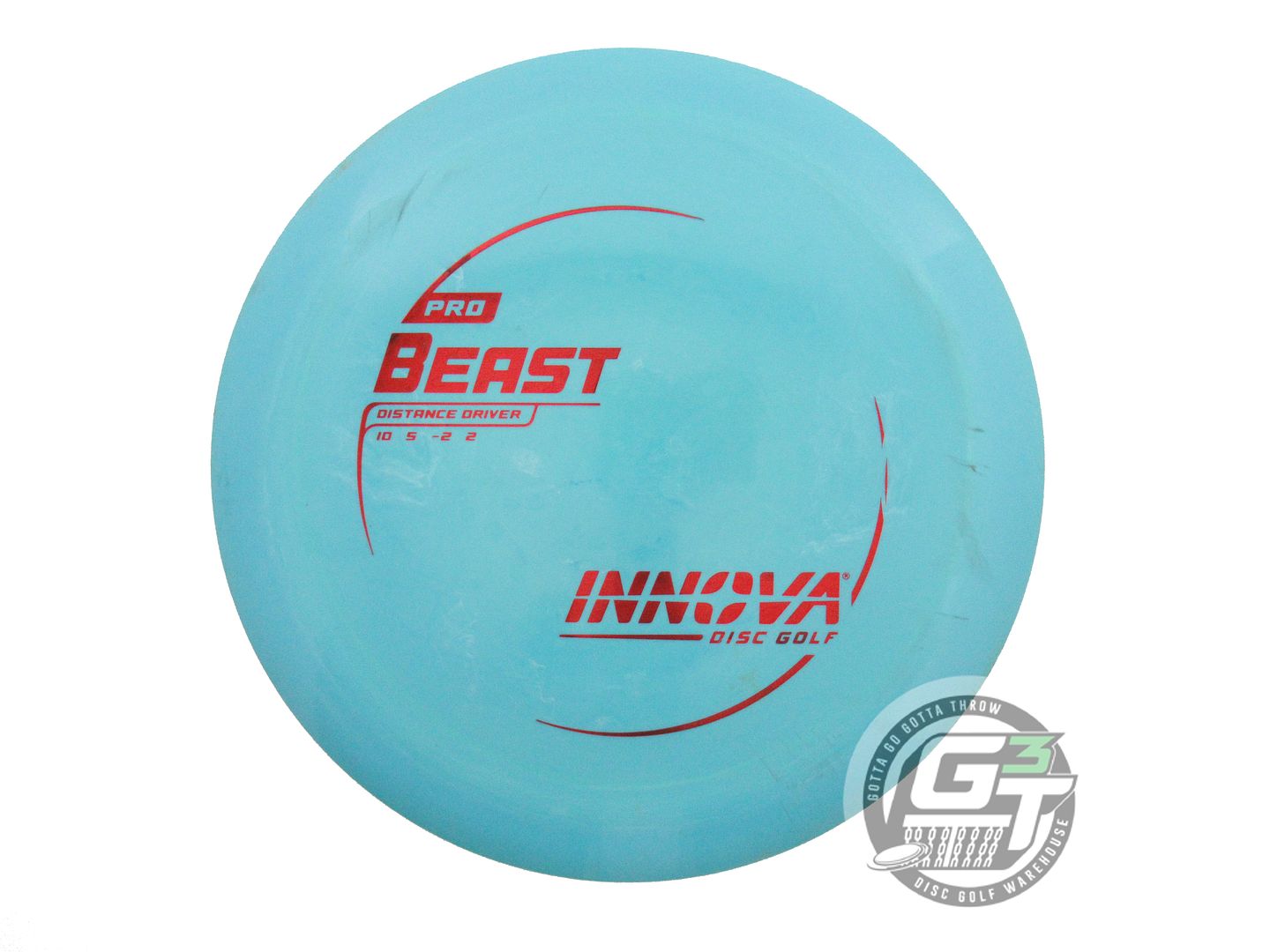 USED Innova Pro Beast 167g Teal Red Foil Distance Driver Golf Disc