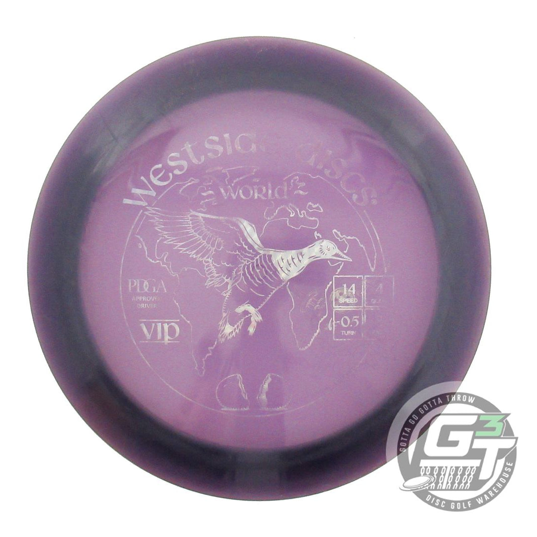 USED Westside Discs VIP World 169g Purple Prism Foil Distance Driver Golf Disc