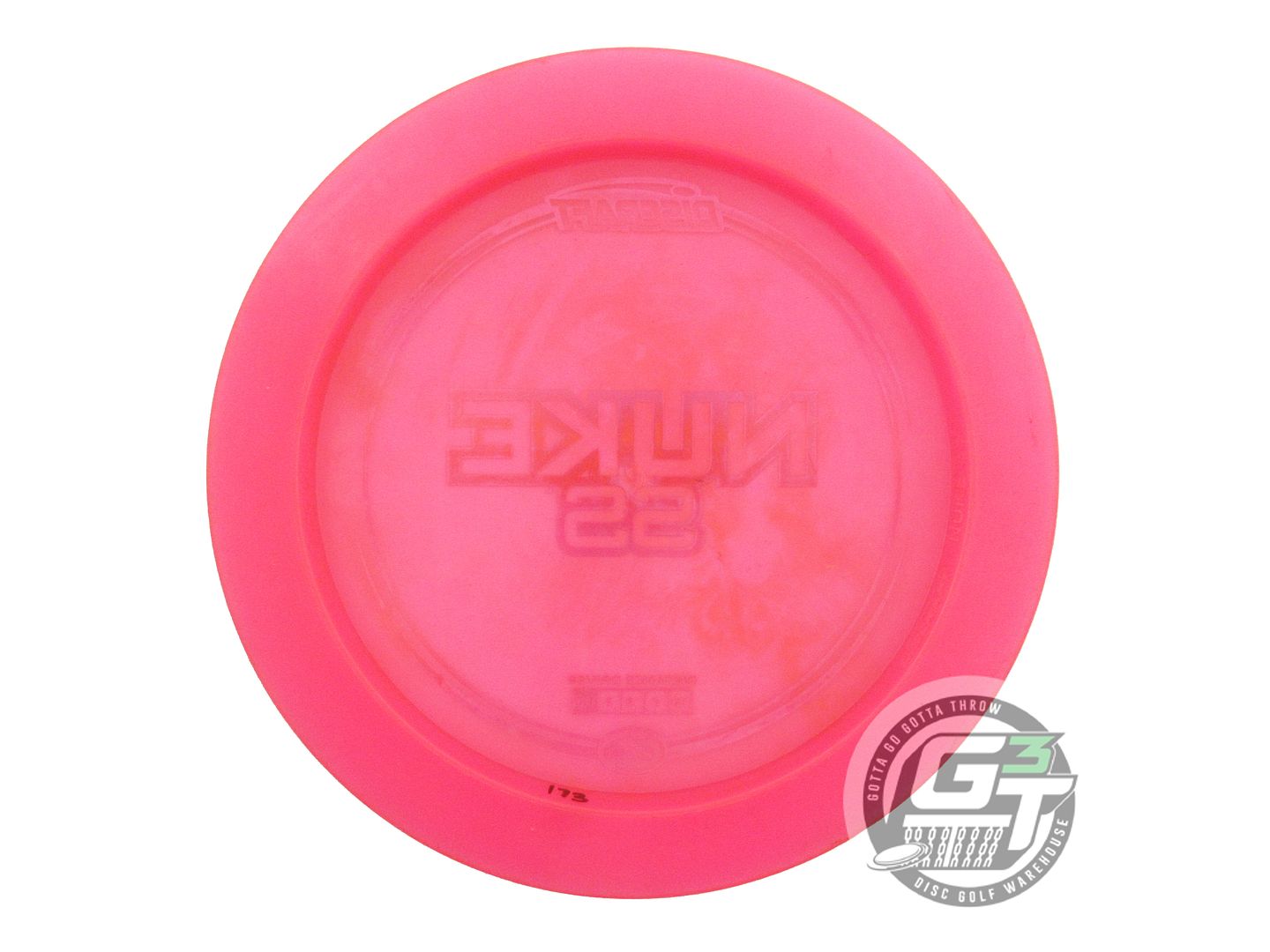 USED Discraft Z Nuke SS 173g Pink Sunset Foil Distance Driver Golf Disc