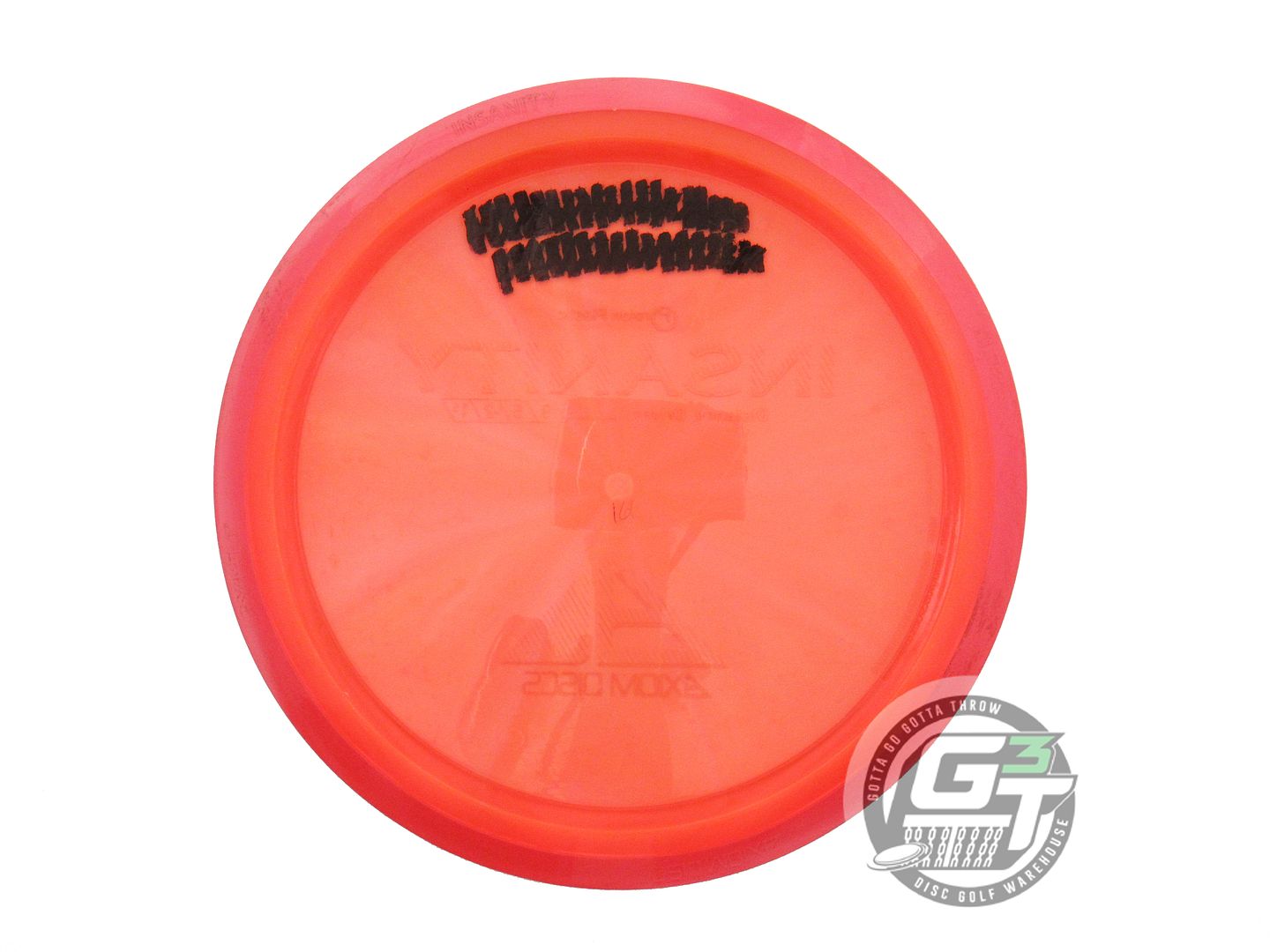 USED Axiom Discs Proton Insanity 161g Orange Red Rim Distance Driver Golf Disc