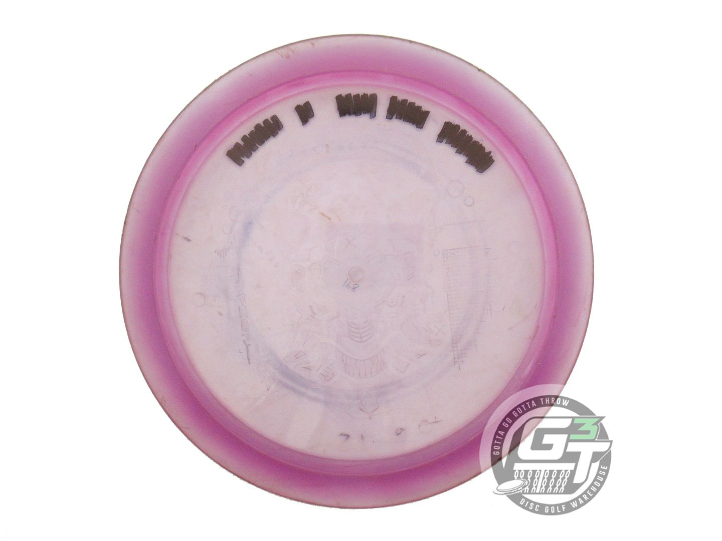 USED Thought Space Ethos Construct 168g Lilac Wiped Stamp Distance Driver Disc