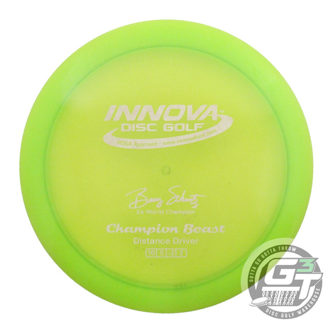USED Innova Champion Beast 172g Lime White Stamp Distance Driver Golf Disc