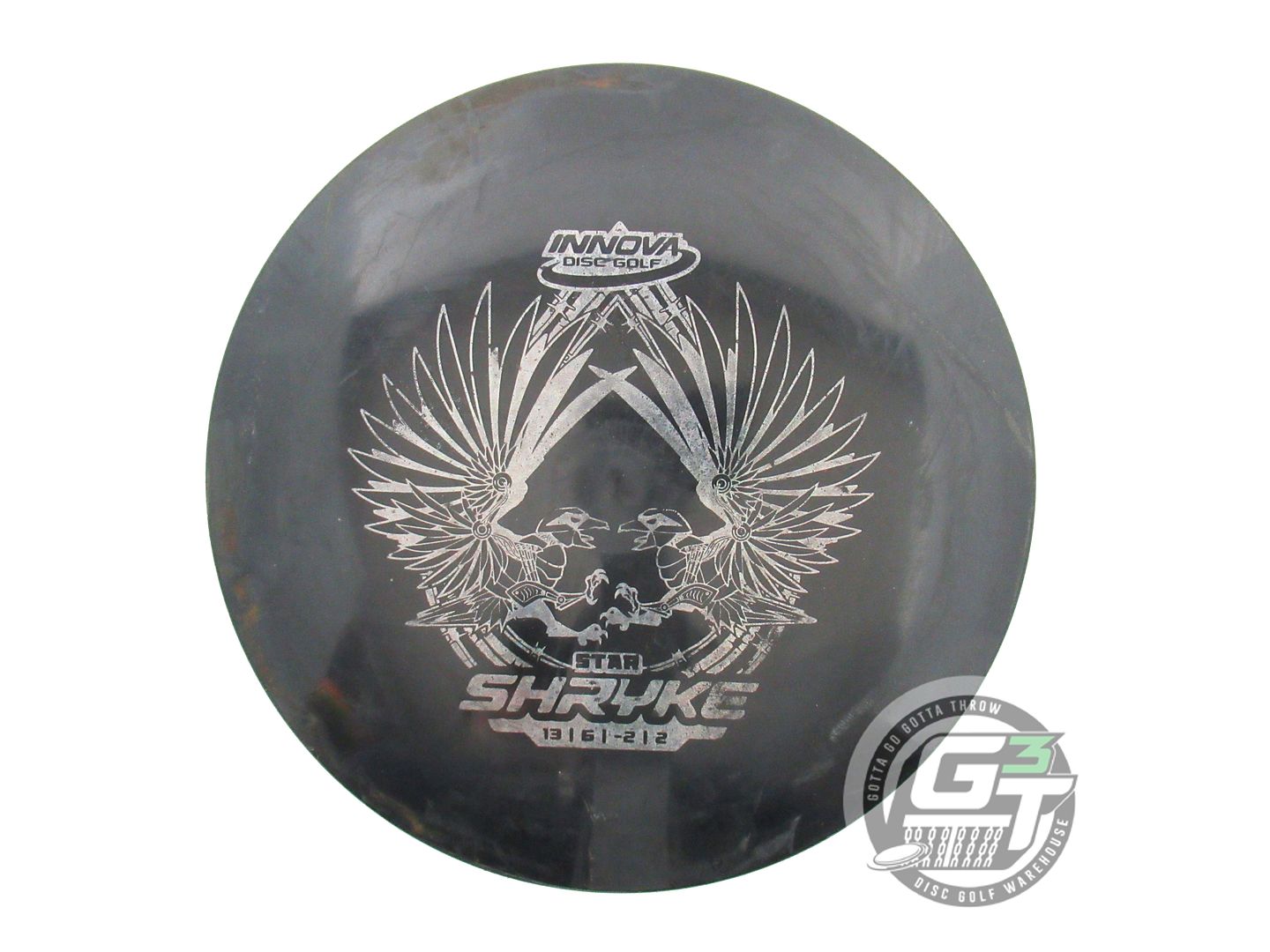 USED Innova Star Shryke 169g Black Holo Star Foil Distance Driver Golf Disc