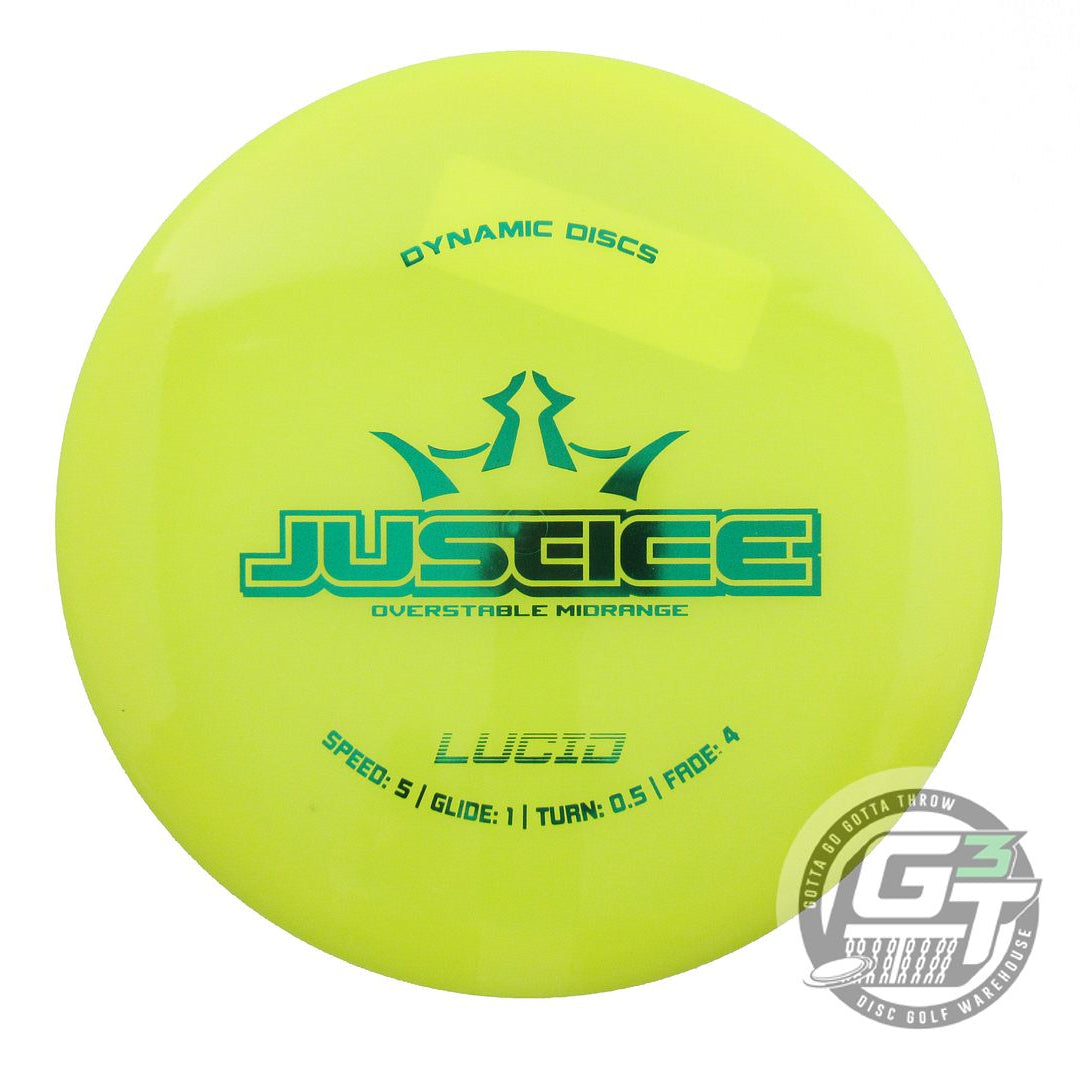 Dynamic Discs Lucid Justice Midrange Golf Disc (Individually Listed)