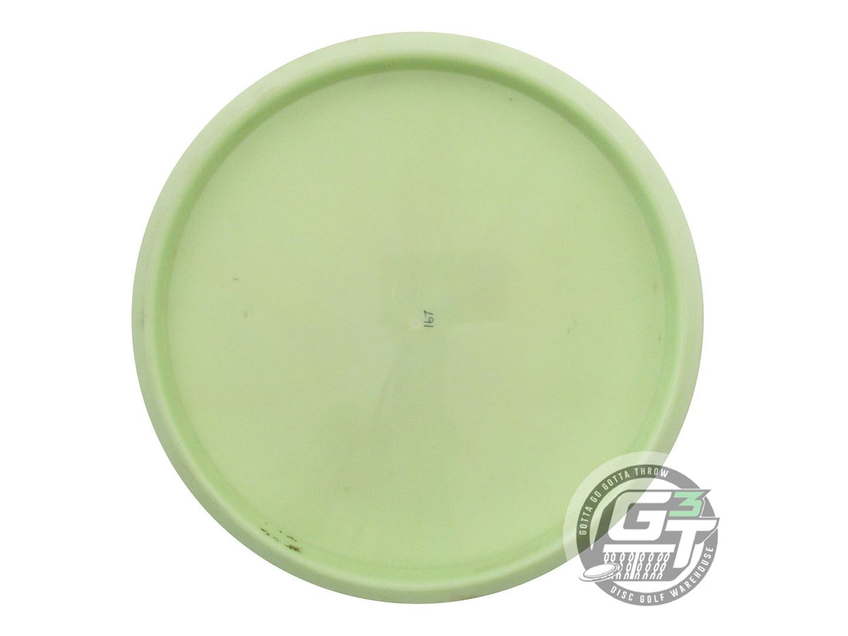 USED Discraft ESP Sol 167g Lime White Stamp Midrange Golf Disc