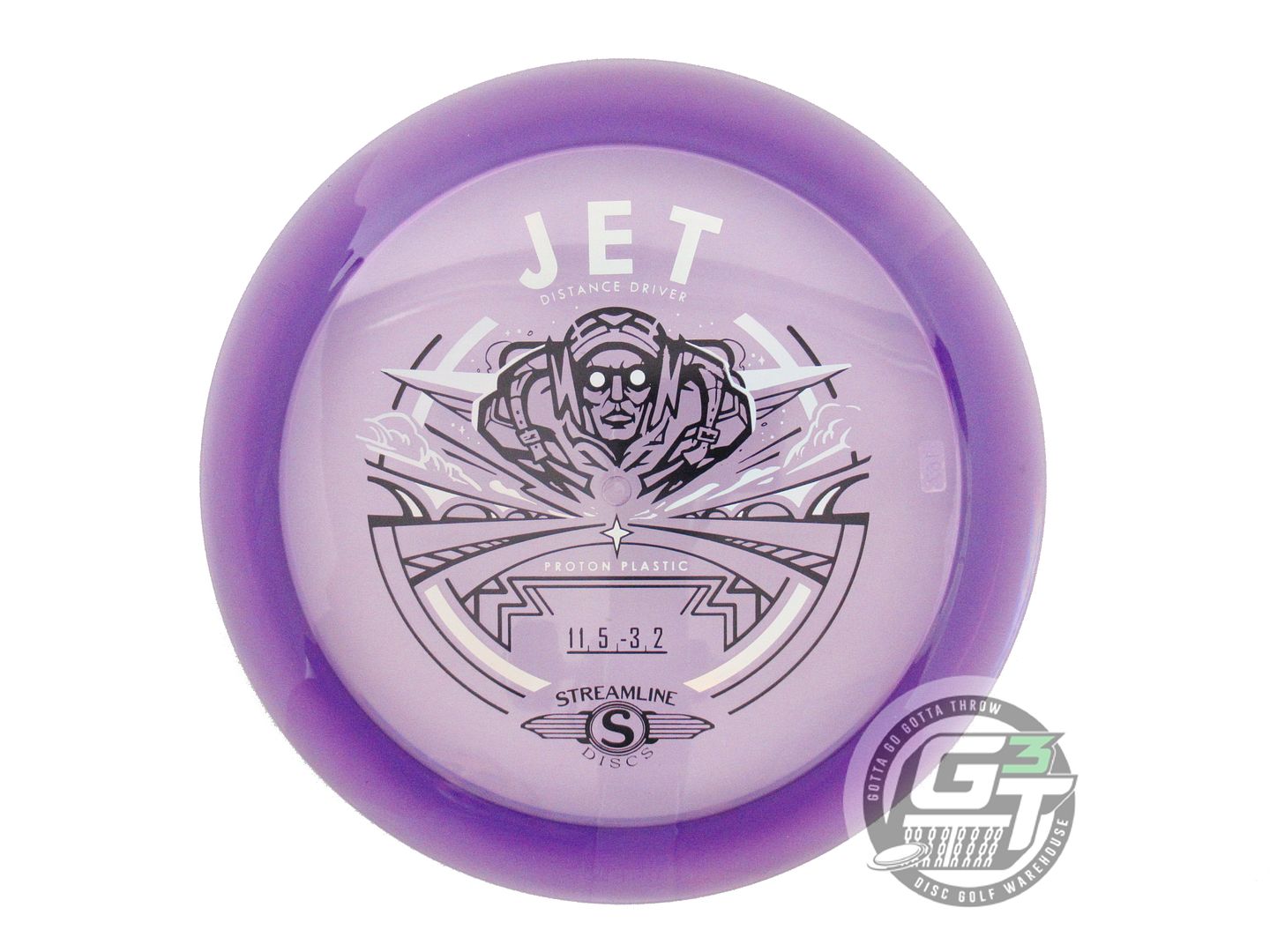 NOS Streamline Discs Proton Jet 167g Purple Distance Driver Golf Disc