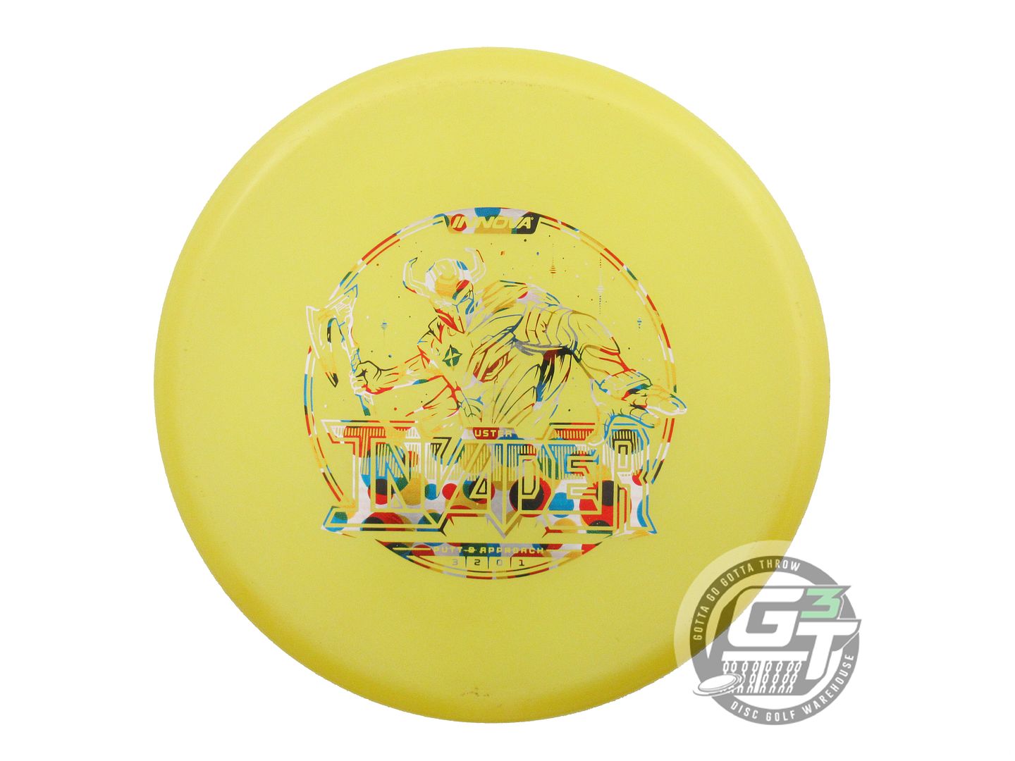 USED Innova Luster Champion Invader 175g Yellow Wonder Bread Putter Golf Disc