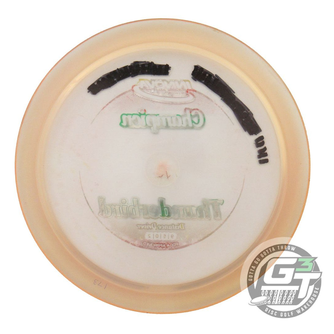 USED Innova Champion Thunderbird 173g Lt. Peach Rasta Foil Distance Driver Disc