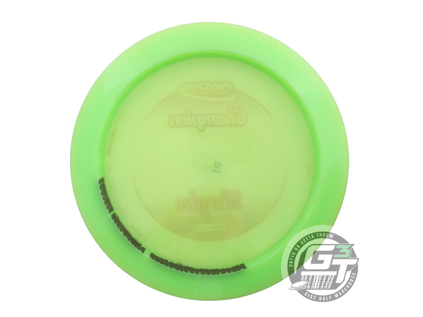 USED Innova Champion Shryke 173g Lime Gold Holo Foil Distance Driver Golf Disc