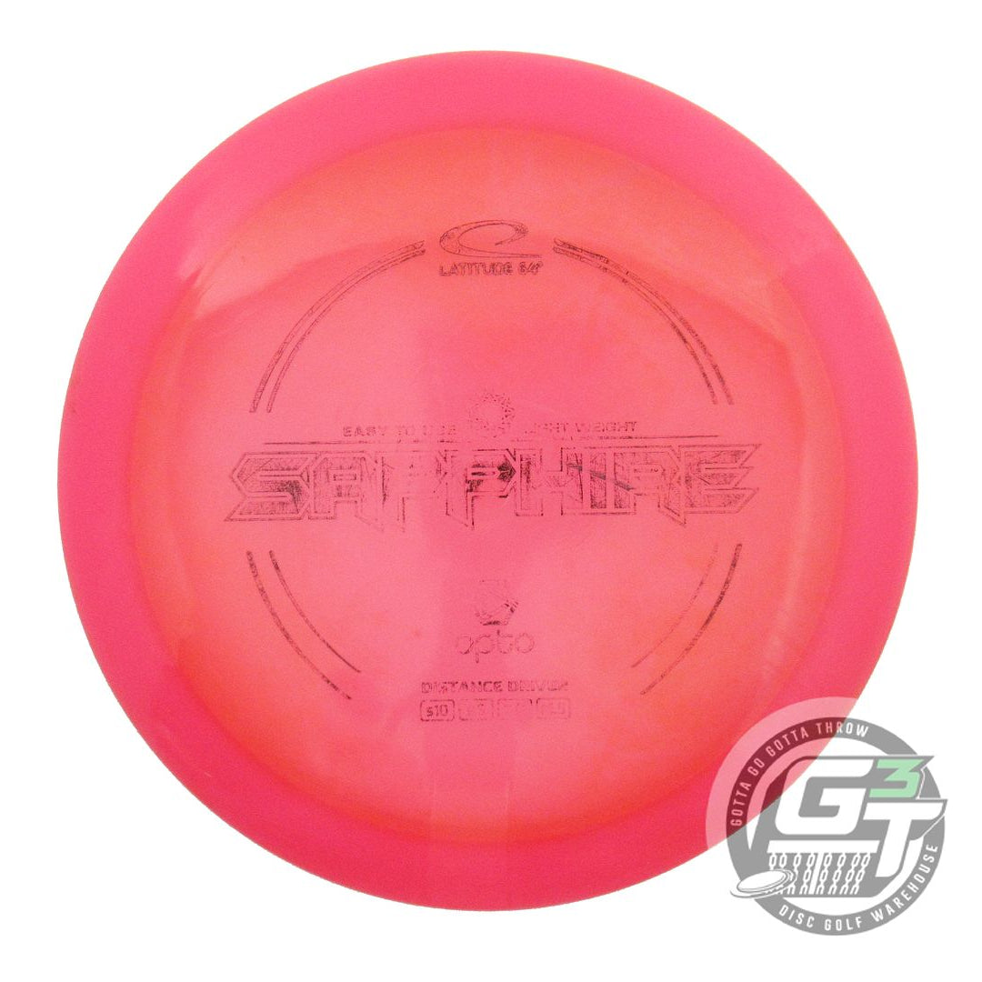 USED Latitude 64 Opto Sapphire 157g Pink WARPED Distance Driver Golf Disc
