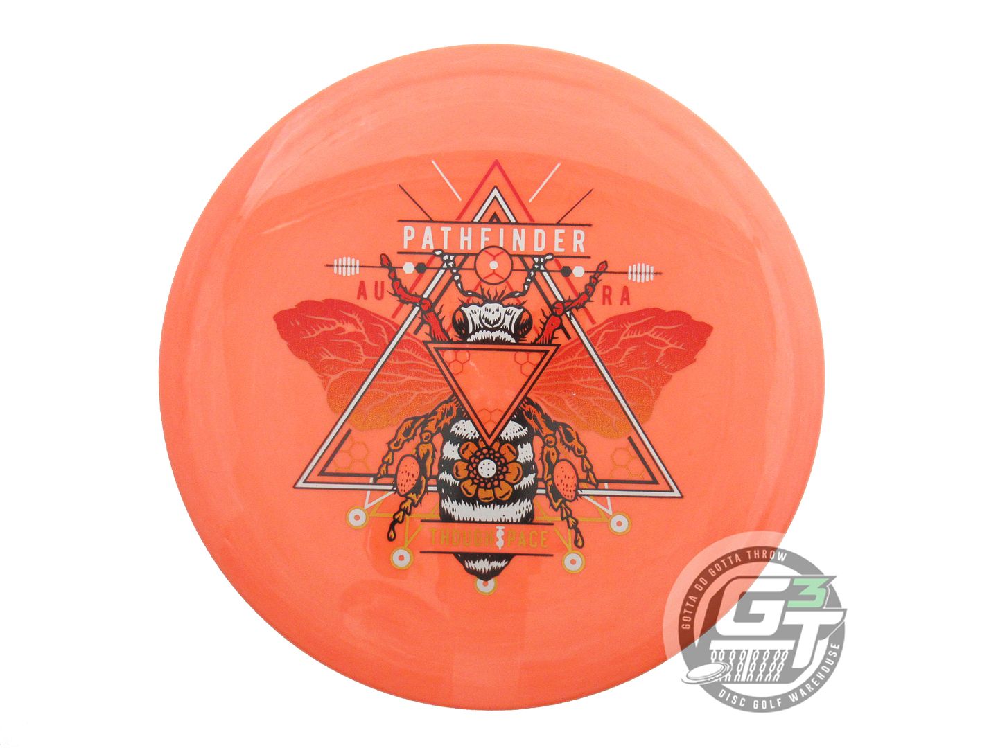USED Thought Space Aura Pathfinder 175g Orange Midrange Golf Disc