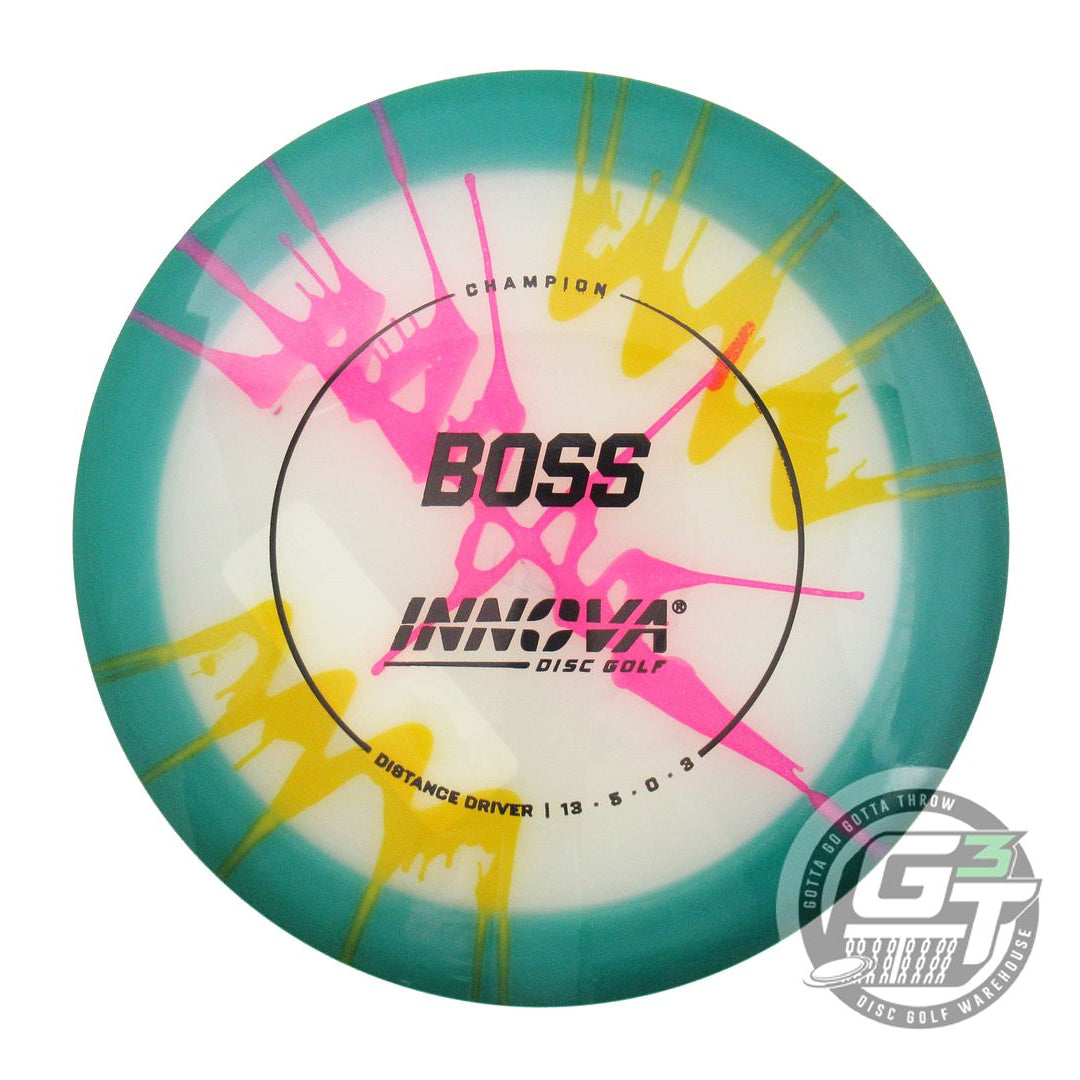 Innova I-Dye Champion Boss Distance Driver Golf Disc (Individually Listed)