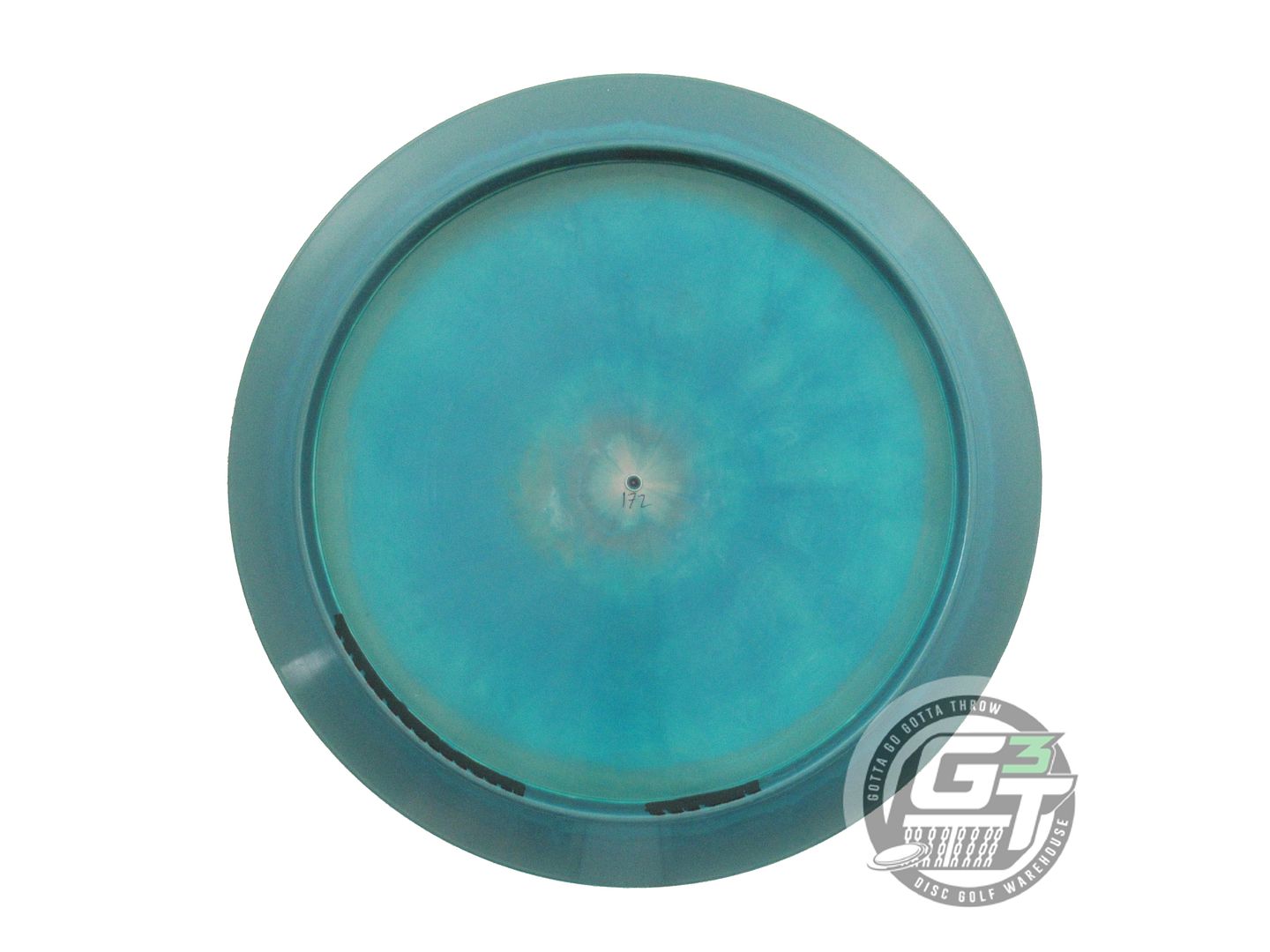 USED Discraft ESP Flick 172g Blue-Green Glitter Foil Distance Driver Golf Disc