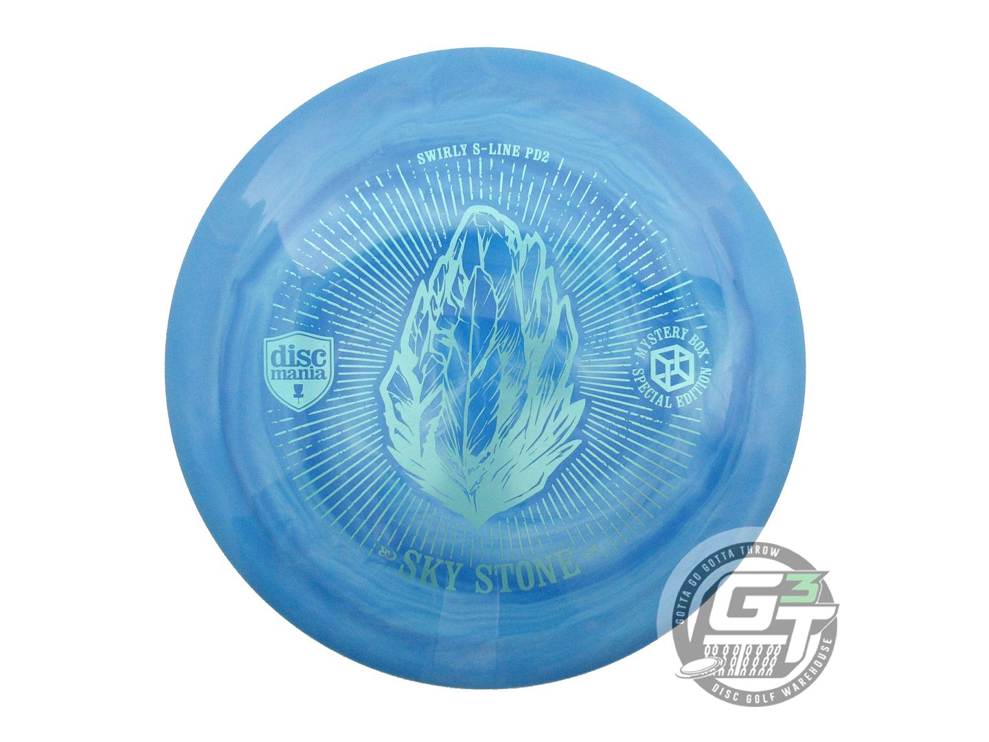 USED DiscMania SKY STONE Swirl S-Line PD2 174g Blue Aqua Foil Driver Golf Disc