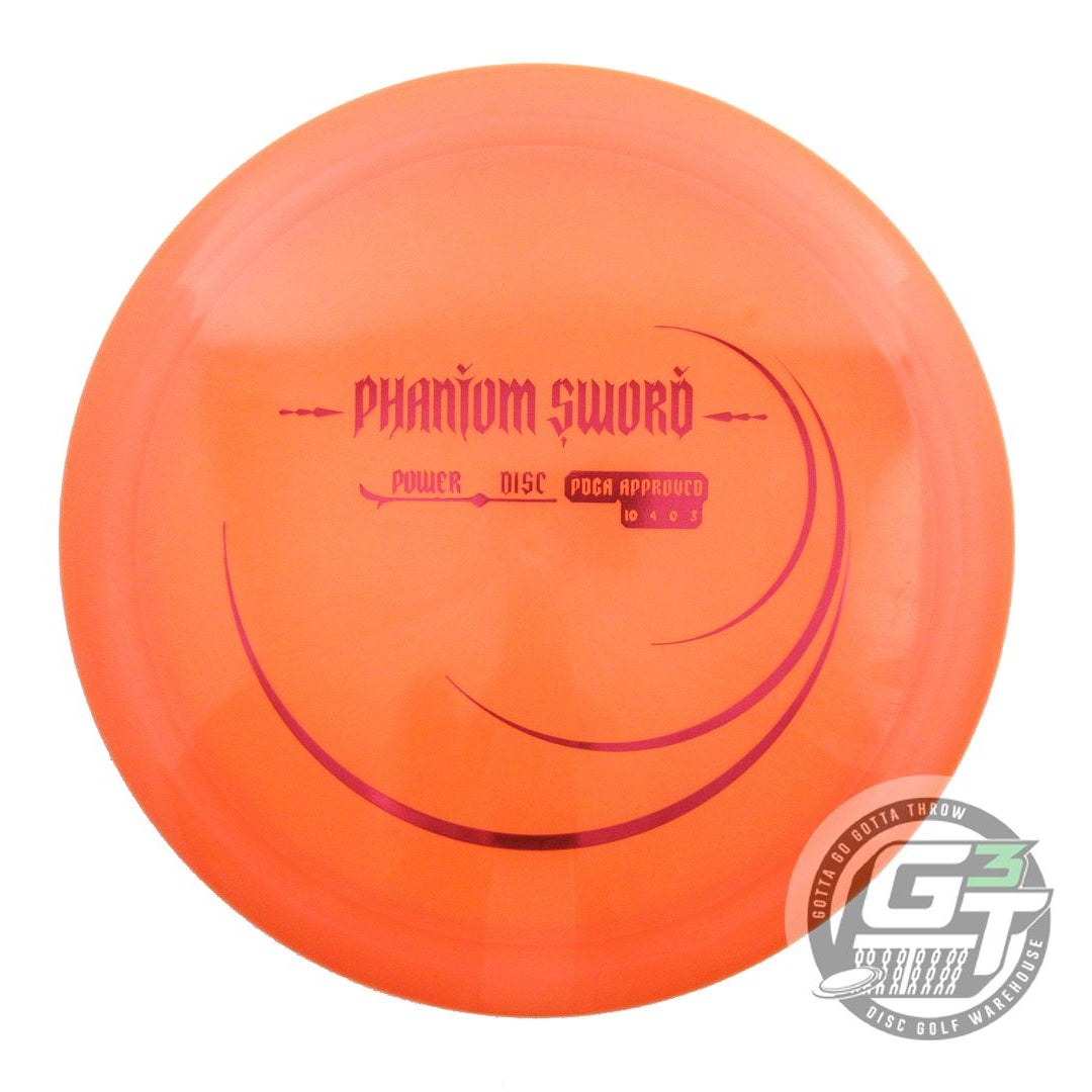 USED Innova Champion PHANTOM SWORD 175g Orange Red Foil Distance Driver Disc