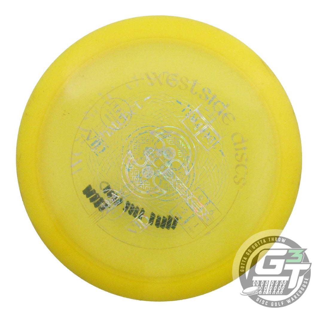 USED Westside Discs X-OUT VIP Hatchet 168g Yellow Fairway Driver Golf Disc