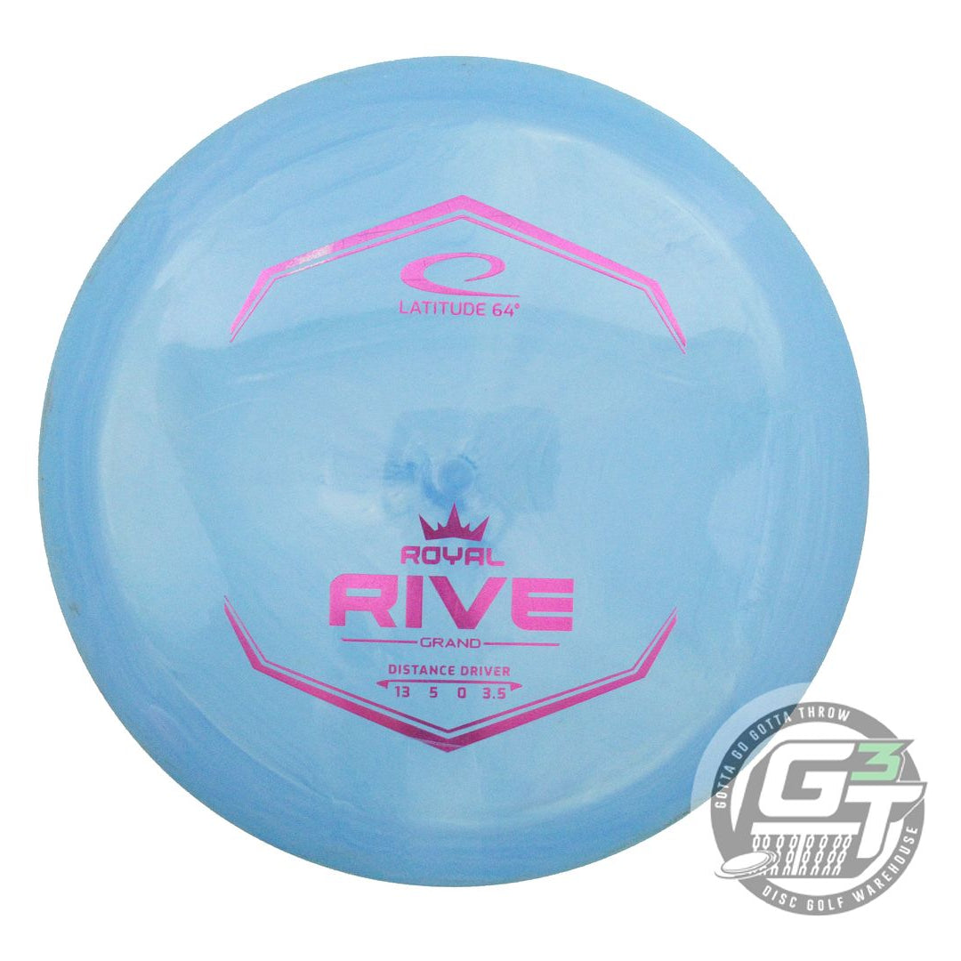 USED Latitude 64 Royal Grand Rive 175g Blue Magenta Foil Distance Driver Disc