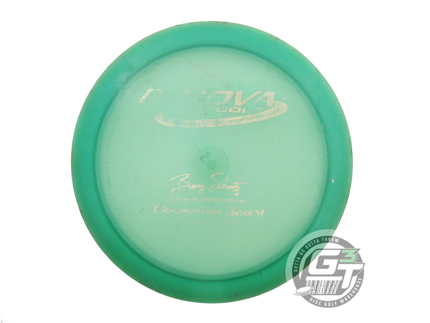 USED Innova Champion Beast 169g Green Gold Foil Distance Driver Golf Disc