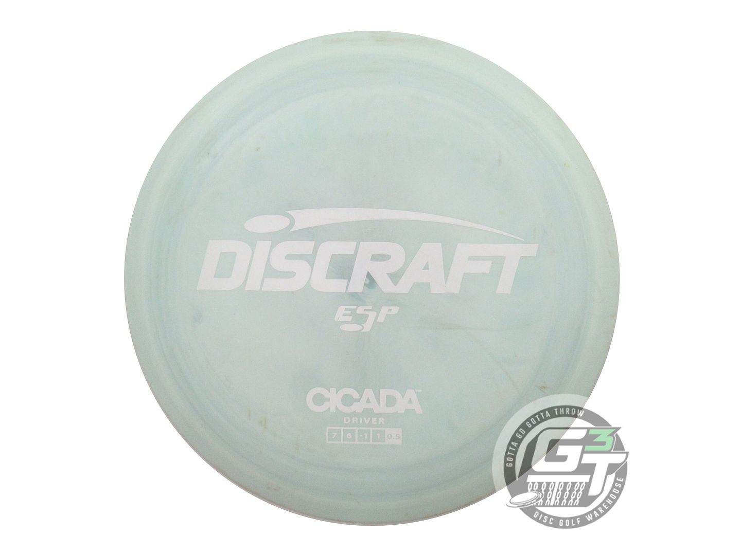 USED Discraft ESP Cicada 174g Seafoam White Stamp Fairway Driver Golf Disc