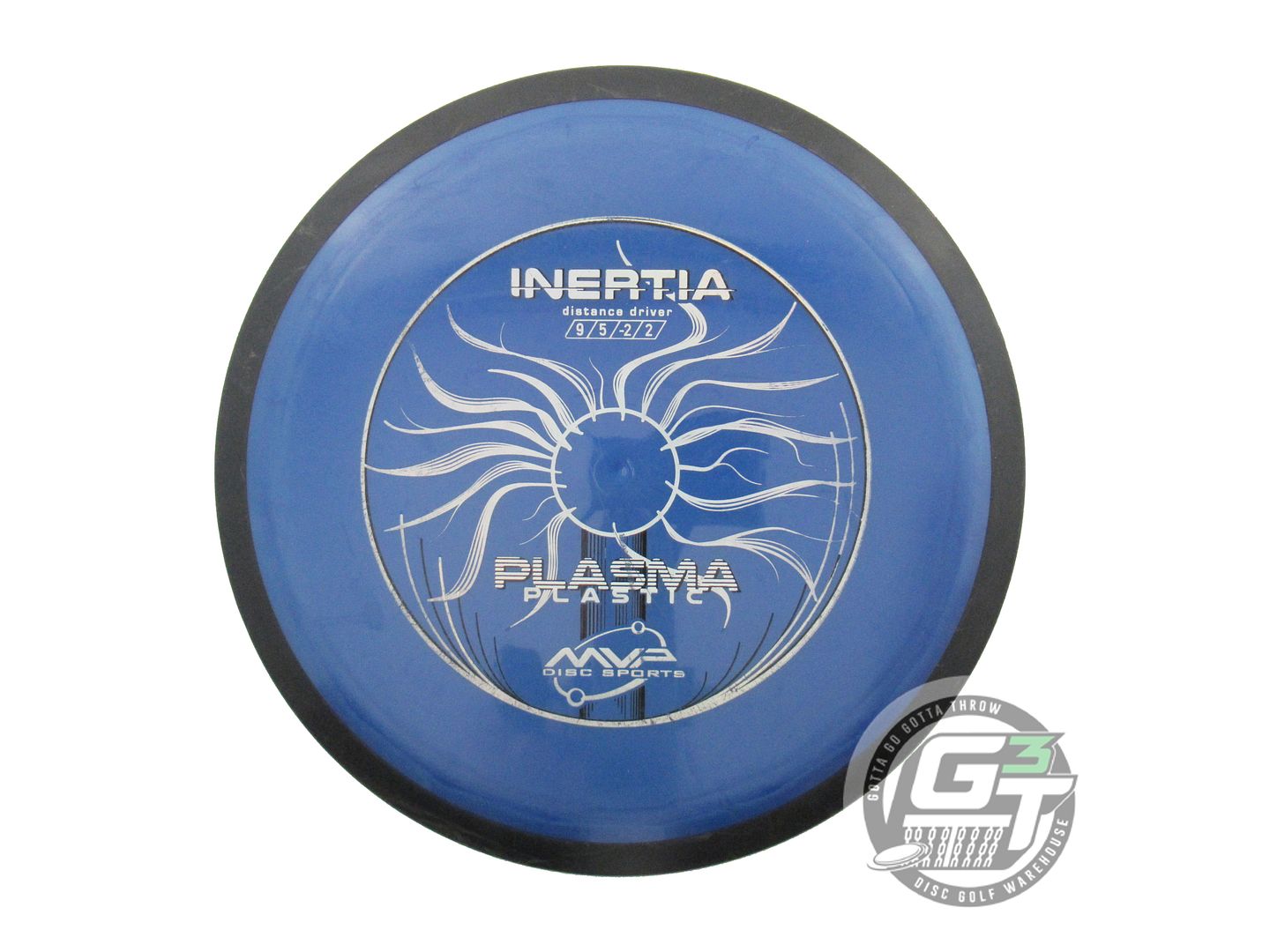 USED MVP Disc Sports Plasma Inertia 171g Blue Distance Driver Golf Disc