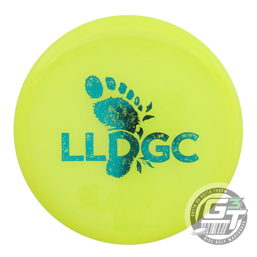 USED Dynamic Discs Lucid Suspect 174g Yellow Teal Foil Midrange Golf Disc