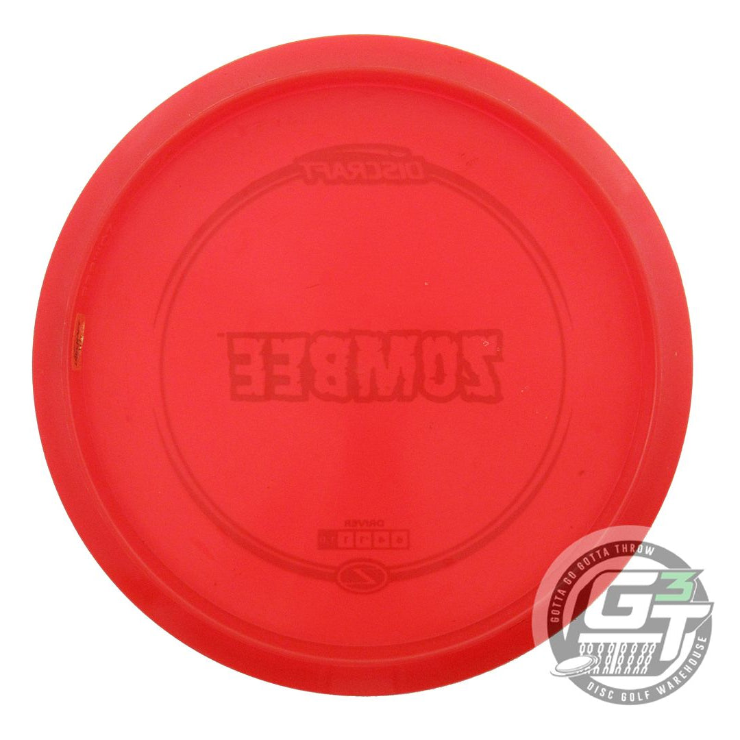 USED Discraft Z Zombee 174g Red Sky Blue Stamp OOP Fairway Driver Golf Disc