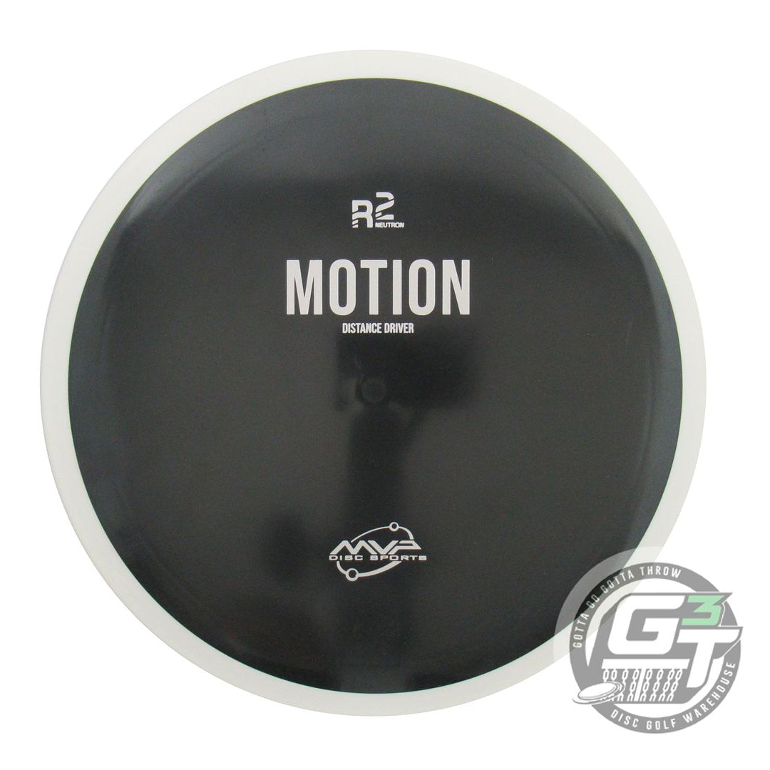 NOS MVP Disc Sports R2 Neutron Motion 172g Black White Rim Distance Driver Disc