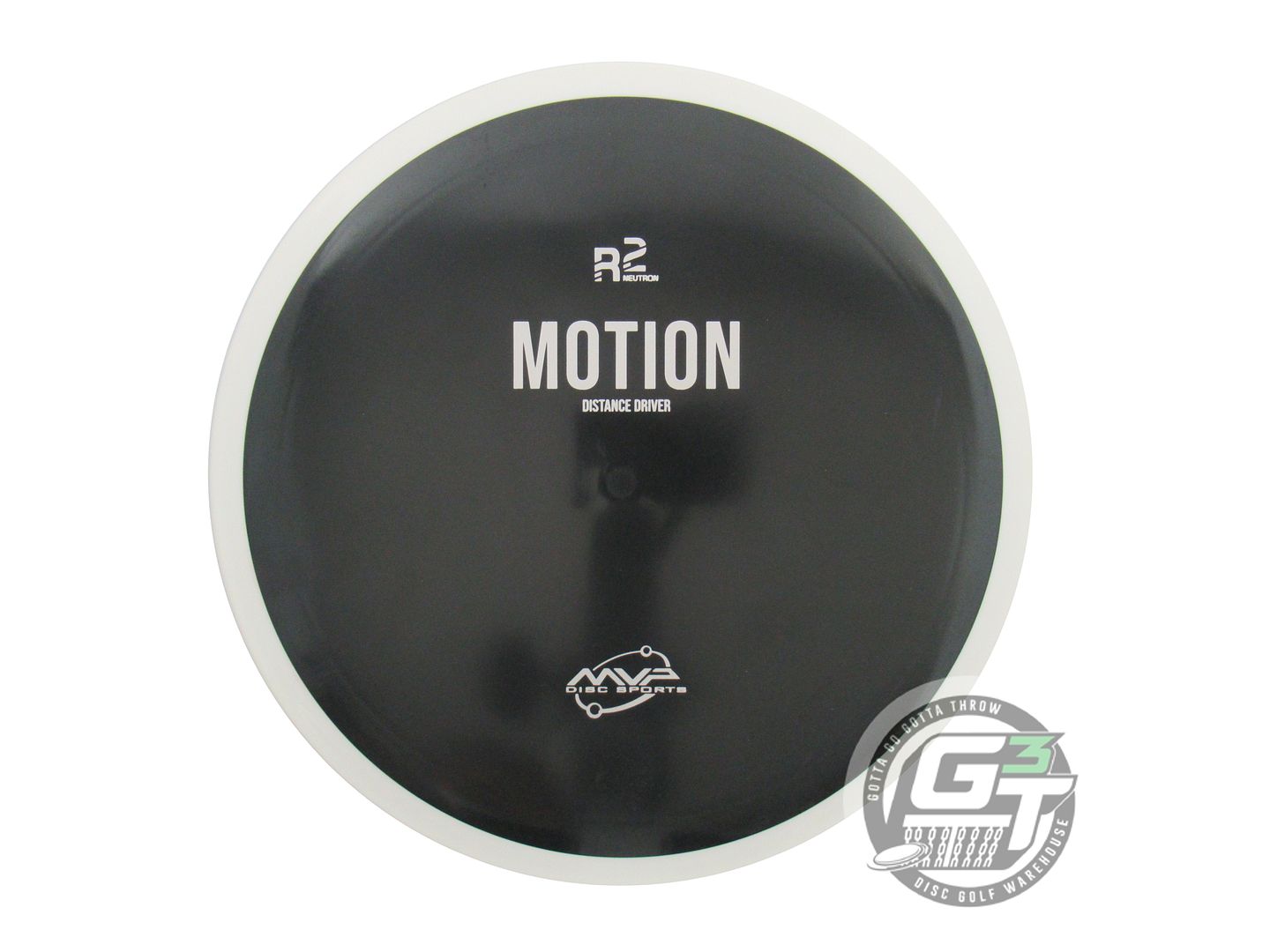NOS MVP Disc Sports R2 Neutron Motion 172g Black White Rim Distance Driver Disc