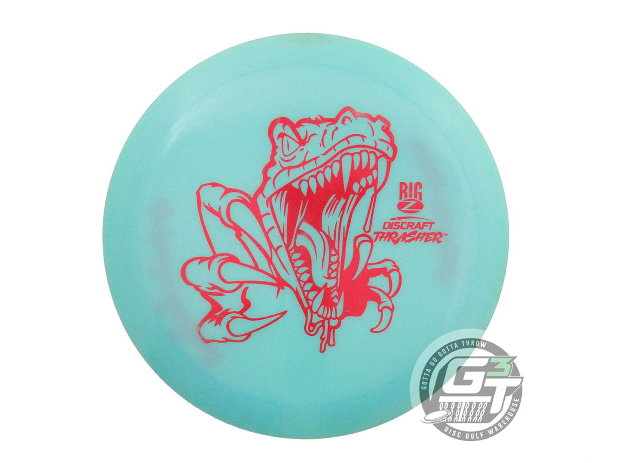 USED Discraft Big Z Thrasher 170g Aqua Red Foil Distance Driver Golf Disc