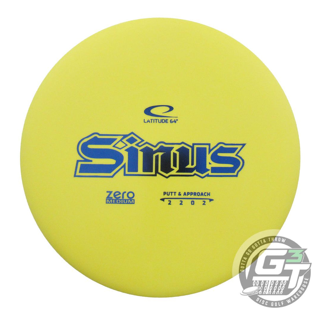 Latitude 64 Zero Line Medium Sinus Putter Golf Disc (Individually Listed)