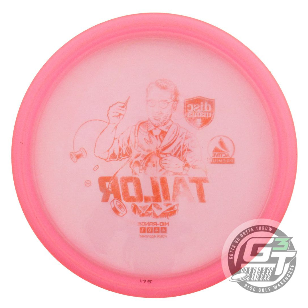 USED DiscMania Active Premium Tailor 175g Pink Orange Foil A Midrange Golf Disc