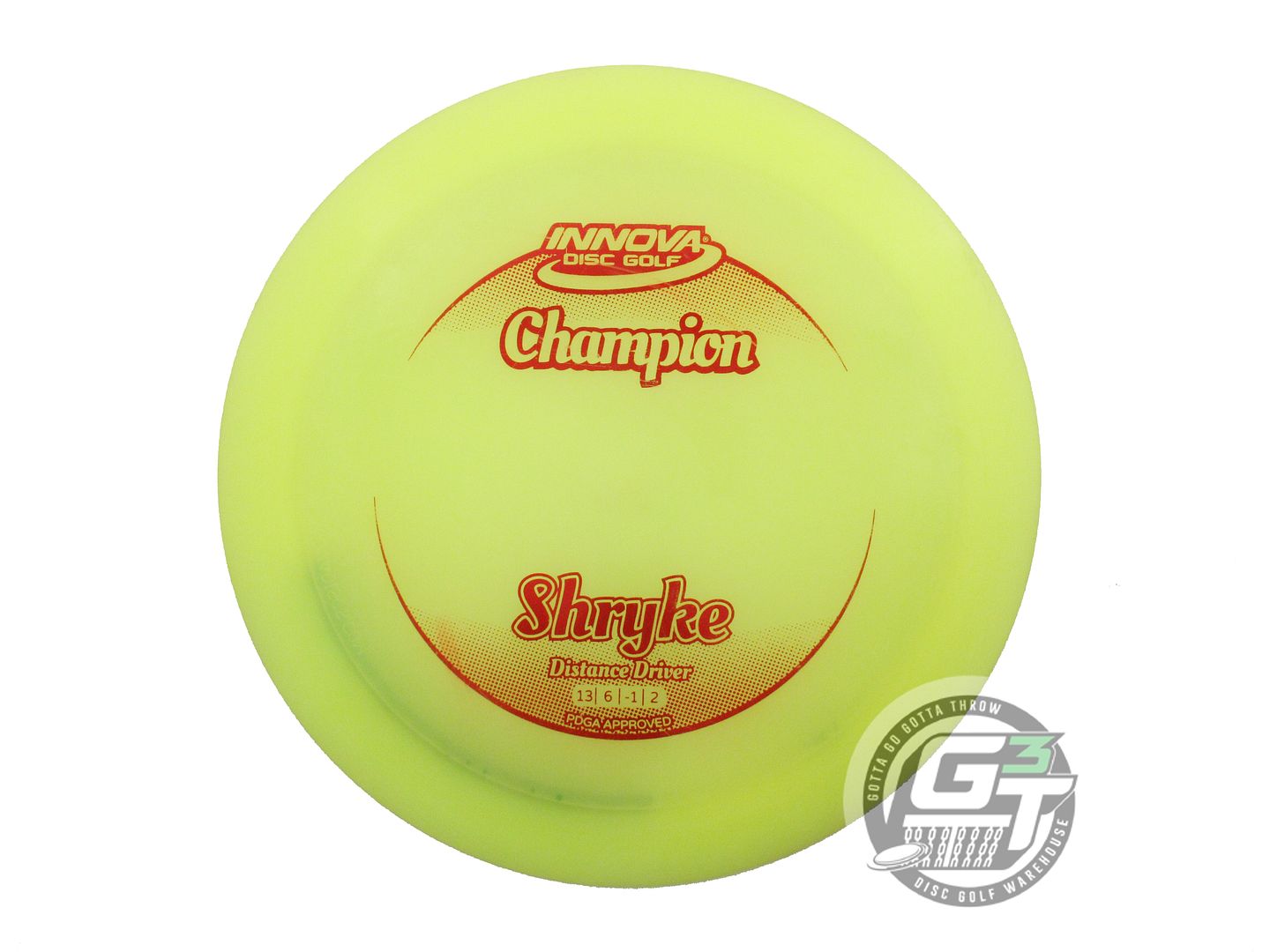 USED Innova Champion Shryke 176g Yellow Red Foil Distance Driver Golf Disc