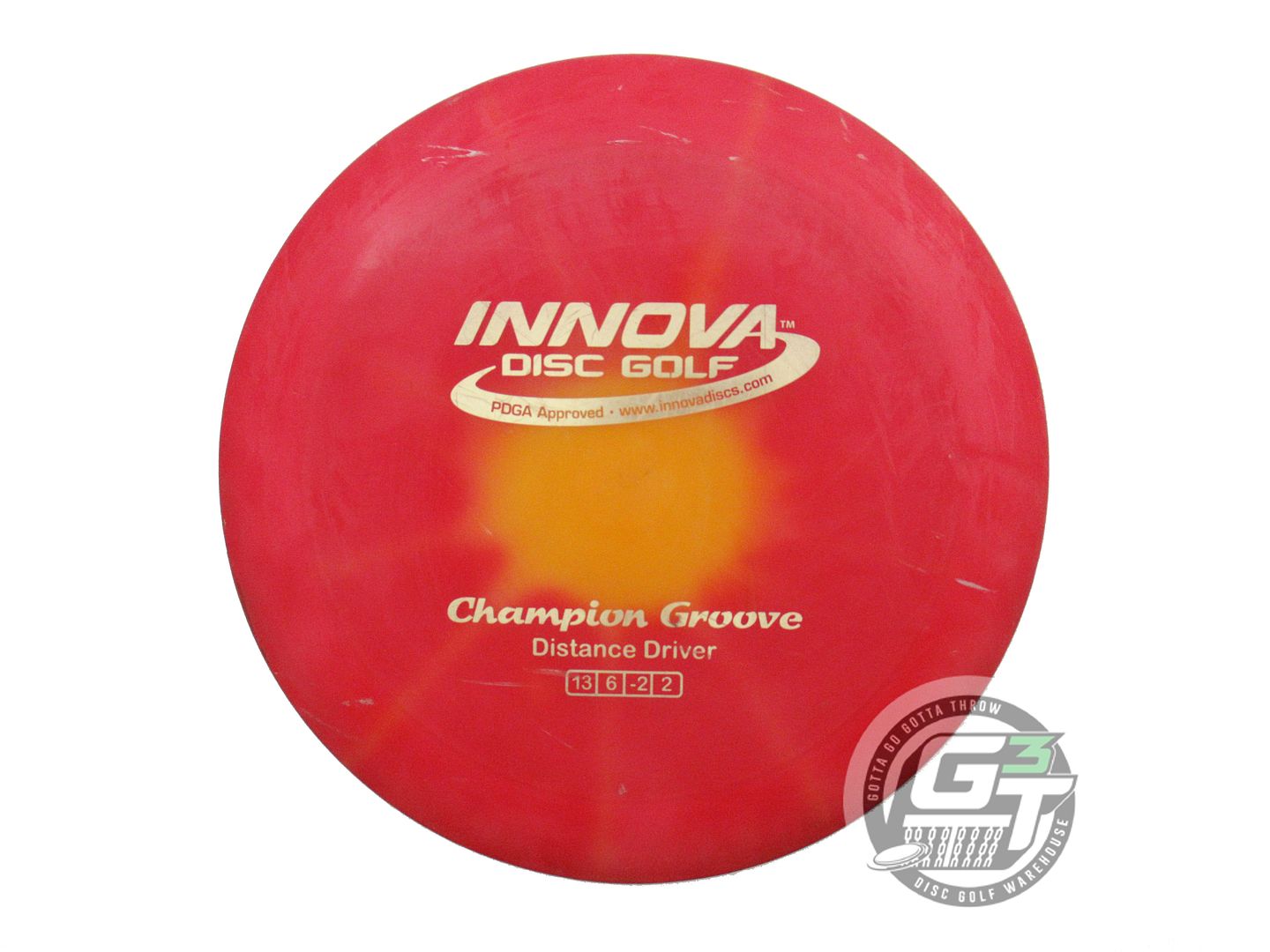USED Innova I-DYE Champion Groove 175g Pink Burst Distance Driver Golf Disc
