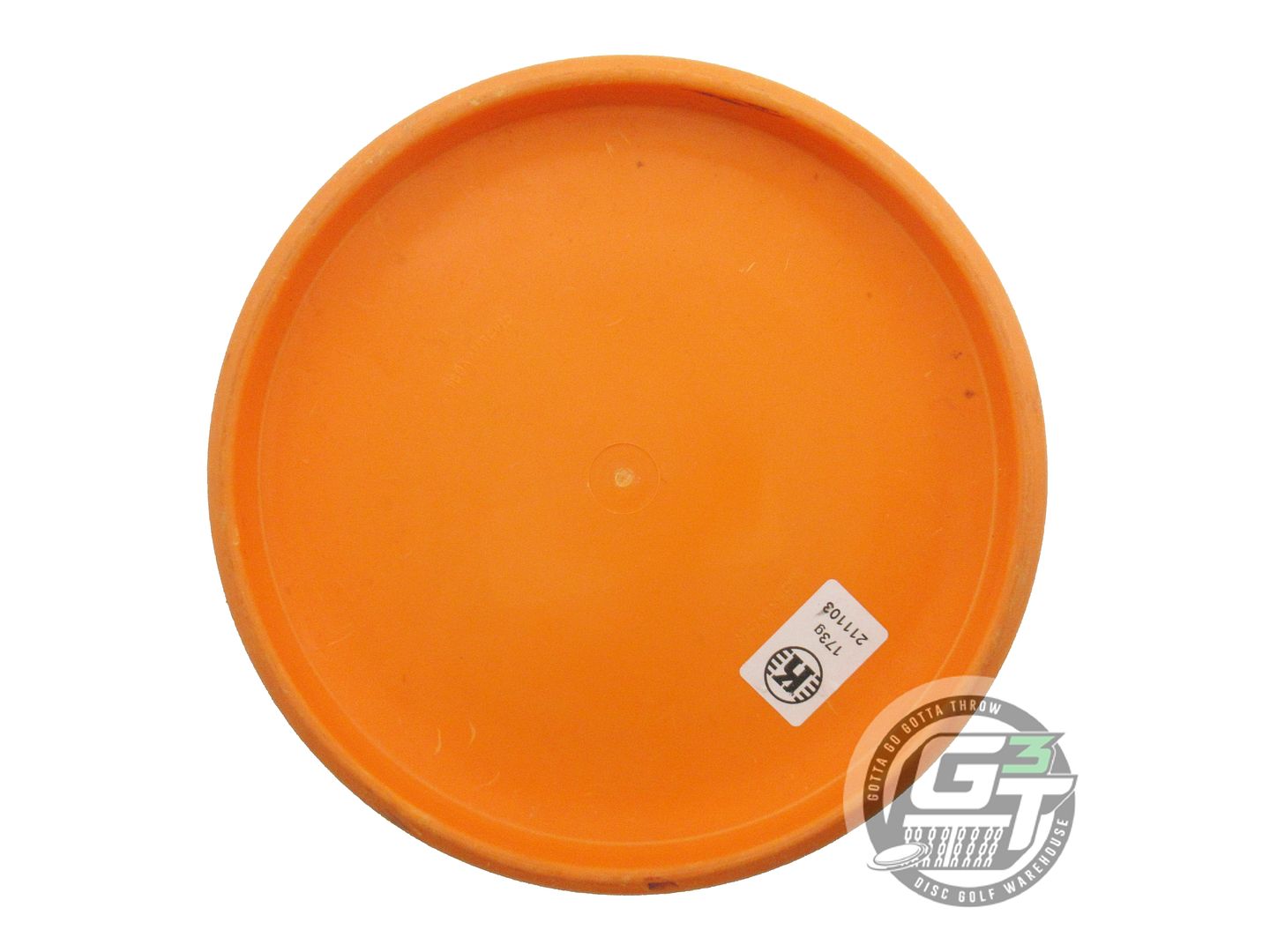 USED Kastaplast K3 Reko 173g Orange Silver Foil Putter Golf Disc