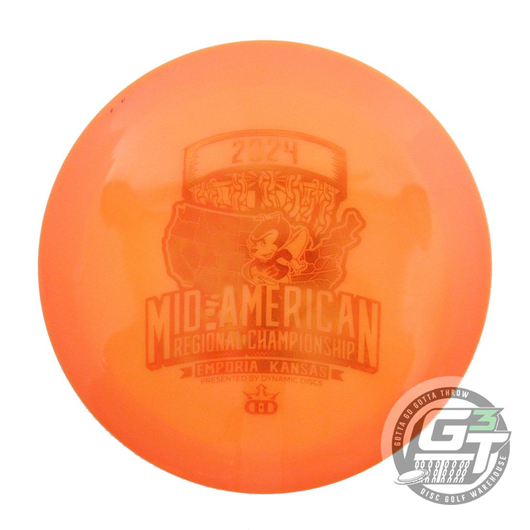 USED Dynamic Discs Lucid Raider 174g Orange Orange Foil Distance Driver Disc