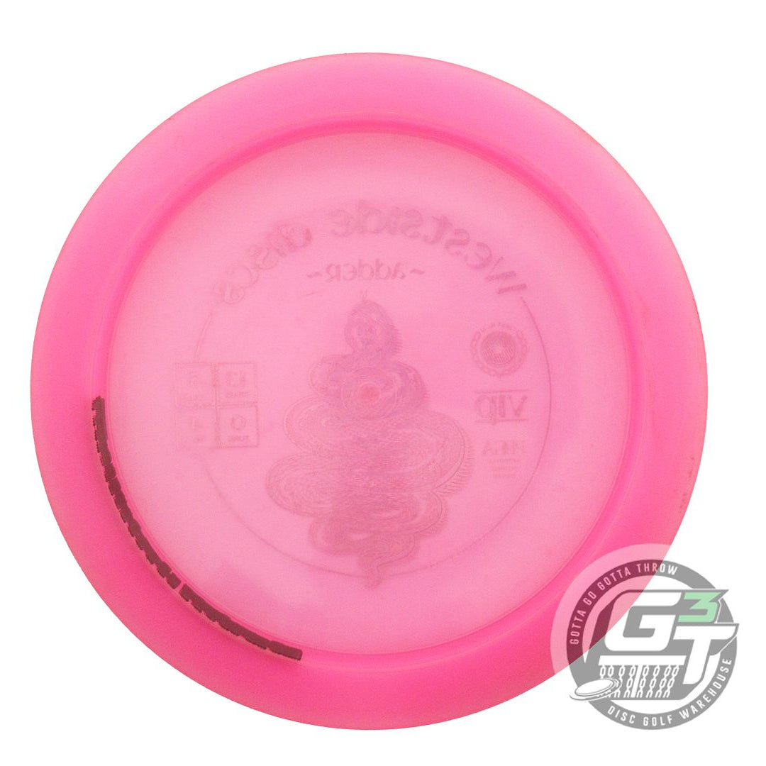 USED Westside Discs VIP Adder 173g Pink Gold Foil Distance Driver Golf Disc