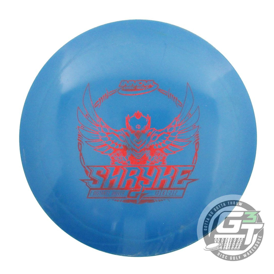 USED Innova GStar Shryke 175g Blue Red Glitter Foil Distance Driver Golf Disc
