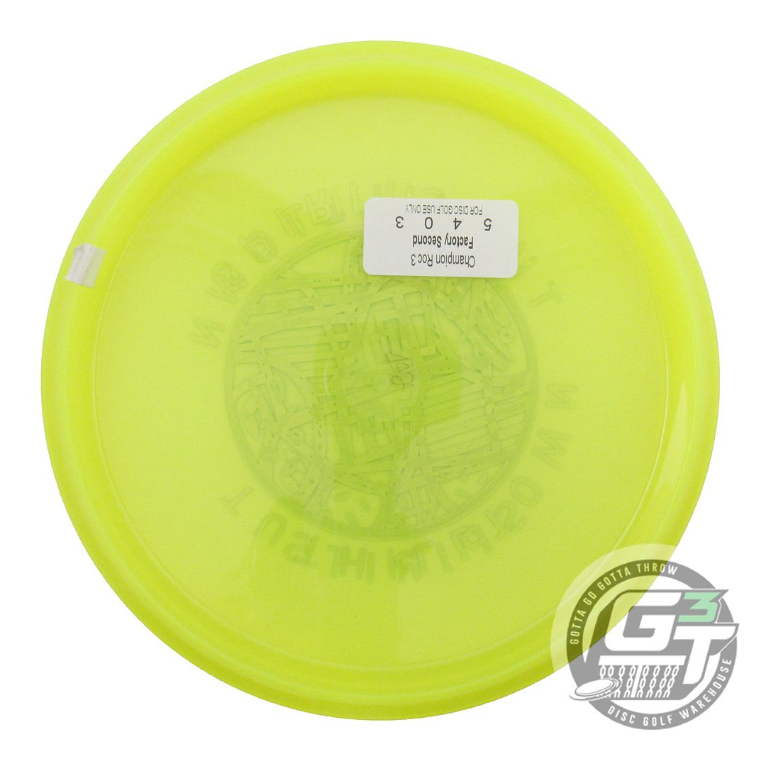 NOS Innova X-OUT Champion Roc3 172g Yellow Midrange Golf Disc