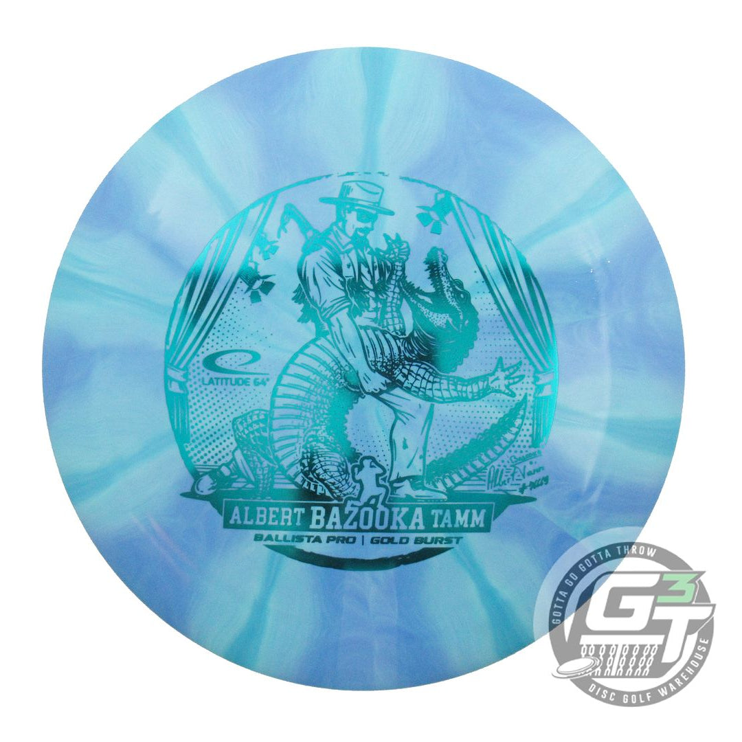 Latitude 64 Limited Edition 2025 Team Series Albert Tamm Gold Extreme Burst Ballista Pro Distance Driver Golf Disc (Individually Listed) - Gotta Go Gotta Throw