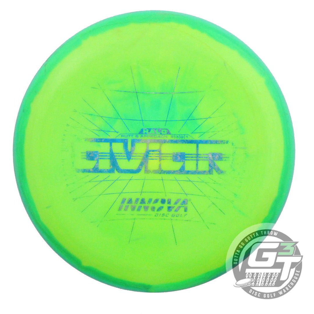 USED Innova Halo Star Aviar 175g Teal-Yellow Putter Golf Disc