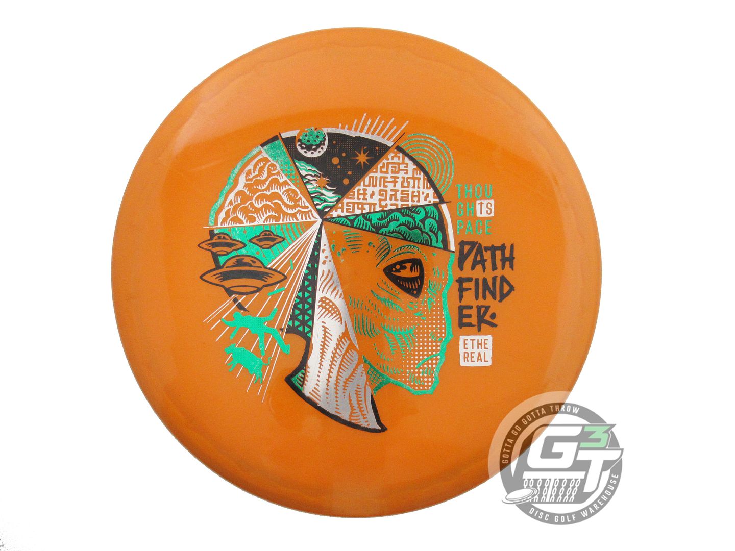 USED Thought Space Ethereal Pathfinder 177g Orange Midrange Golf Disc