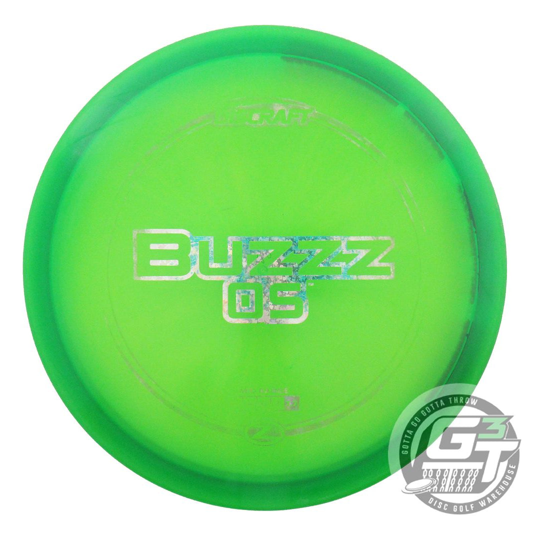 USED Discraft Z Buzzz OS 180g Green Shamrock Foil Midrange Golf Disc