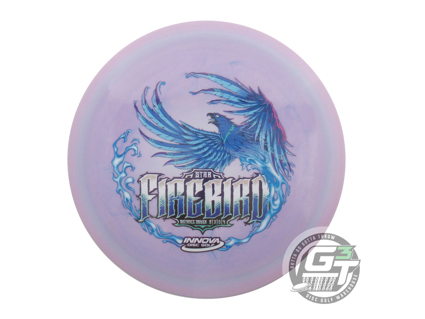 USED Innova InnVision Star Firebird 176g Lilac FullColor Distance Driver Disc