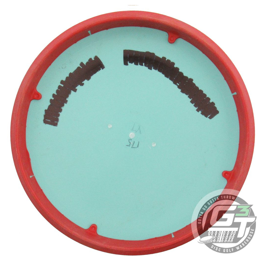 USED Innova XT Nova 175g Seafoam Red Stamp Red Rim Putter Golf Disc