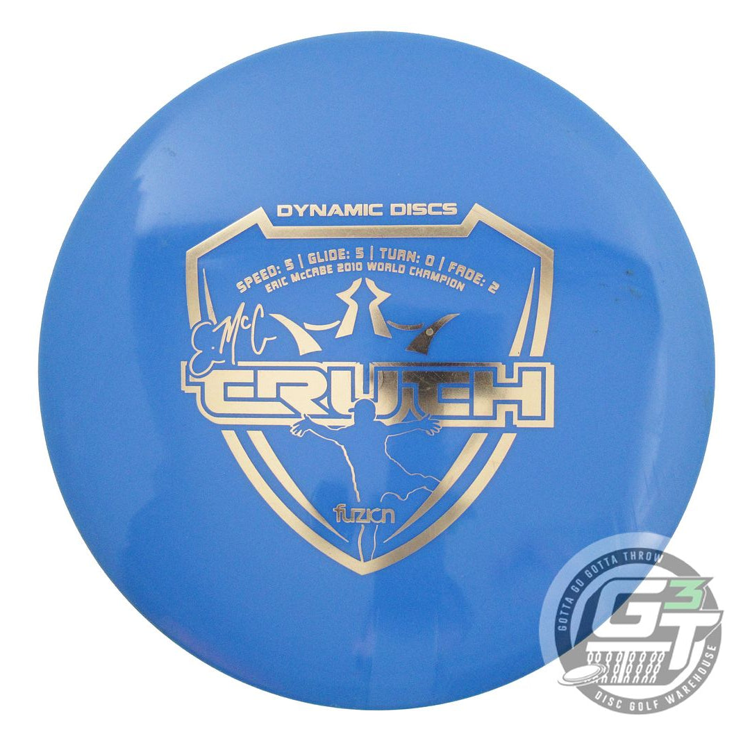 USED Dynamic Discs Fuzion EMAC Truth 177g Blue Gold Foil Midrange Golf Disc