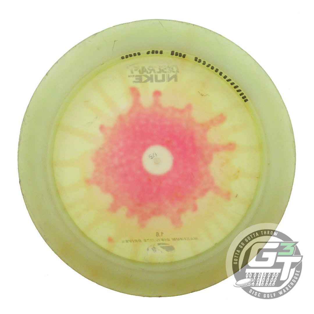 USED Discraft FlyDye Z Nuke 175g Yellow Burst Distance Driver Golf Disc